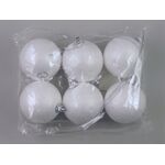 Bombka styropianowa 6 cm 6 sztuk