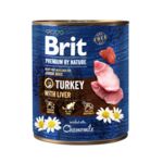 Karma mokra dla psa PREMIUM BY NATURE 800 g TURKEY&LIVER Brit