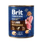Karma mokra dla psa PREMIUM BY NATURE 800 g LAMB&BUCKWHEAT Brit