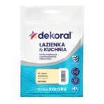 Farba lateksowa o podwyższonej odporności ŁAZIENKA & KUCHNIA TESTER Deser waniliowy 0,03 l Dekoral