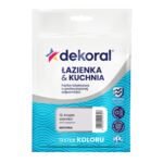 Farba lateksowa o podwyższonej odporności ŁAZIENKA & KUCHNIA TESTER Kropla szarości 0,03 l Dekoral