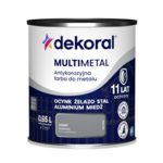 Farba antykorozyjna do metalu MULTIMETAL Szary 0,65 l Dekoral