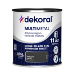 Farba antykorozyjna do metalu MULTIMETAL Antracyt 0,65 l Dekoral