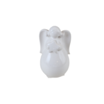 Figurka ceramiczna aniołek 9,1 x 8,6 x 5,6 cm biały