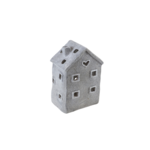 Domek ceramiczny 16 x 12 x 30 cm szary