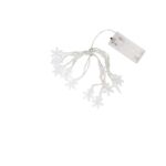 Girlanda śnieżynki 10 LED multikolor 165 cm