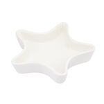 Naczynie gwiazdka 19 x 18,2 x 2,3 cm kremowe