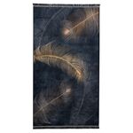 Dywan drukowany JUKO petra 80 x 140 cm czarny