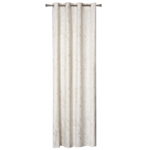 Zasłona z kółkami MARBLE 140 x 260 cm beżowy