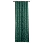 Zasłona z kółkami MARBLE 140 x 260 cm zielony