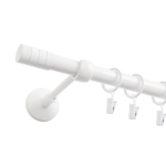 Karnisz pojedynczy Vito I 200 cm 19 mm biały mat GO/ON!