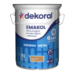 Emalia olejno-alkidowa EMAKOL Kawowy Jasny matowy 5 l Dekoral