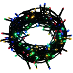 Lampki zewnętrzne 300 LED multikolor na transformator z programatorem 16,45 m Cortina