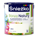 Farba lateksowa Barwy Natury PLUS biały BP01 2,5 l Śnieżka