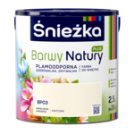 Farba lateksowa Barwy Natury PLUS waniliowa gardenia BP03 2,5 l Śnieżka