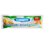 Woreczki śniadaniowe Praktyczna 18,5 x 25,5 cm 80 sztuk