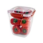 Pojemnik na sypkie Loock & Fresh  1 l czerwony