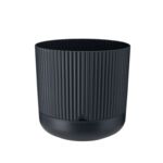 Doniczka z podstawką NOSTALGIA 18 cm 29403 antracyt