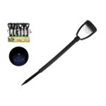 Lampka solarna wbijana 38 cm czarna