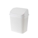 Kosz uchylny 6,2 l Orion 02954 biały