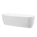 Osłonka KARO OWALNA 47 cm 29382 biały