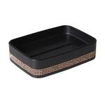 Mydelniczka Fancy 12 x 8,5 x 3 cm czarny