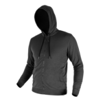 Bluza rozpinana z kapturem Comfort szara rozmiar M