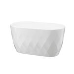 Osłonka KARO OWALNA 29 cm 29381 biały