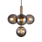 Lampa wisząca Ravena 4 x E27 dymiony