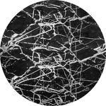 Dywan drukowany Neva petra folia 100 cm czarno-srebrny