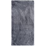 Dywan Cubic w kwadraty 160 x 230 cm ciemnoszary