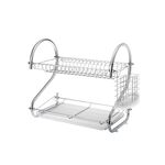 Suszarka do naczyń silikonowa Camelia 2 poziomy biała