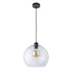 Lampa wisząca CUBUS 1x E27 TRANSPARENT