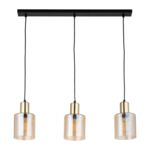 Lampa wisząca SIERRA GOLD 3x E27 listwa
