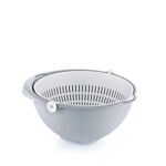 Miska-cedzak STELLA 2w1 nordic grey