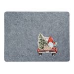 Podkładka filcowa 45 x 35 cm auto szary / beżowy