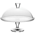 Patera szklana z kloszem Patisserie 32 cm PASABAHCE