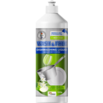 Płyn do mycia naczyń WASH&FREE zielone jabłko i ekstrakt z szarotki alpejskiej 1000 g