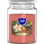 Świeca w szkle SND99-355 wanilia-bursztyn BISPOL