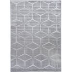 Dywan Alaska 80 x 150 cm geometryczny szary