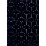 Dywan Alaska 60 x 100 cm geometryczny granatowy