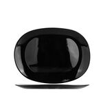 Półmisek szklany Black Harmony 33,5 x 24,5 cm czarny