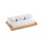 Zestaw do dipów prostokątny 4 elementy ADRIA