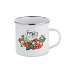 Kubek emaliowany prosty KALINA 9 cm 500 ml