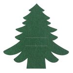 Podkładka filcowa na sztućce CHOINKA 2 20 x 20 cm zielona