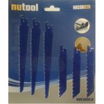 Zestaw ostrzy do piły szablastej - 6 sztuk (NRSSB920) NUTOOL