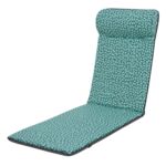 Poduszka na fotel Alaska z podnóżkiem K4 158 x 48 x 3/8 cm turkusowy