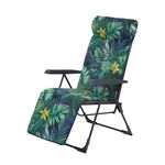 Fotel ogrodowy składany Alaska Plus K2 59 x 81 x 104 cm zielony