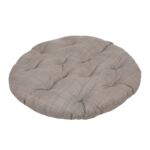 Poduszka okrągła na fotel wiszący 100 x 100 x 10/12 cm beżowy