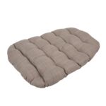 Poduszka na fotel wiszący trapez 144 x 90 x 10/12 cm beżowy